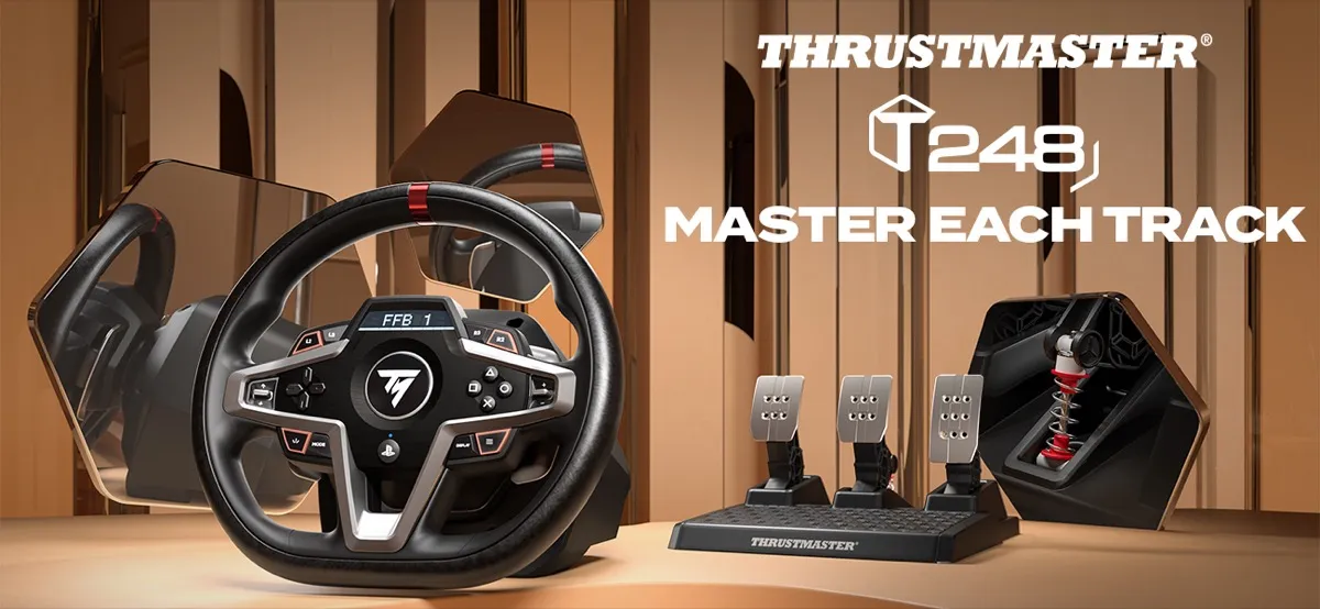 Thrustmaster T248 — key features banner